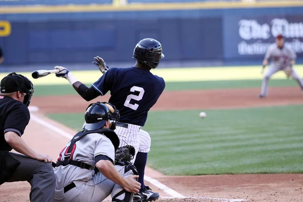 Scranton Wilkes Barre Yankees Vurucusu Greg Golson Beyzbol Oyunu Konsepti — Stok fotoğraf