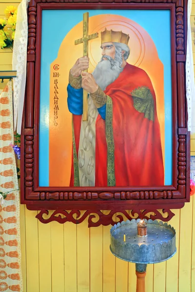 Icon Russian Rural Orthodox Church — Stock Photo, Image