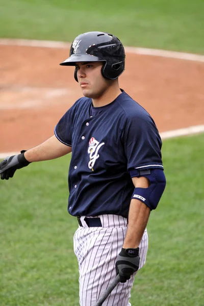 Scranton Wilkes Barre Yankees Catcher Jesus Montero Conceito Jogo Beisebol — Fotografia de Stock