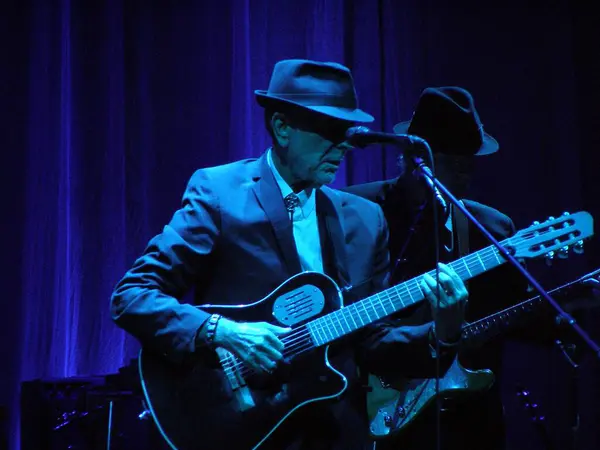 Leonard Cohen Φλωρεντία 2010 — Φωτογραφία Αρχείου