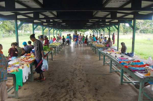 Mercado Papúa Nueva Guinea — Foto de Stock