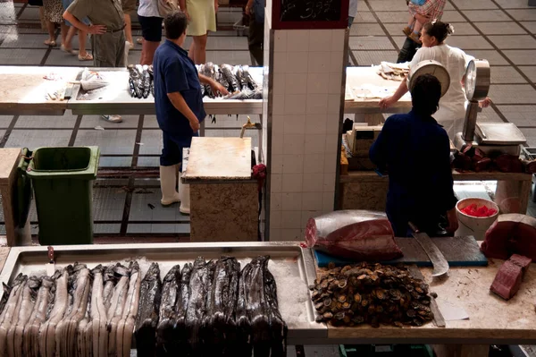 Mercado Fish Market Hall — Stock Photo, Image