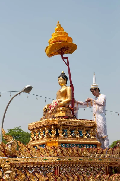 Chiang Mai Thailand Απριλιου Παρέλαση Στο Φεστιβάλ Songkran Στις Απριλίου — Φωτογραφία Αρχείου