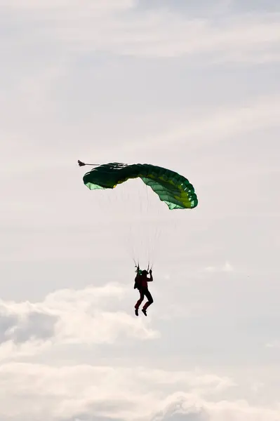 Paragliding Flight Sunny Day — Stock Photo, Image