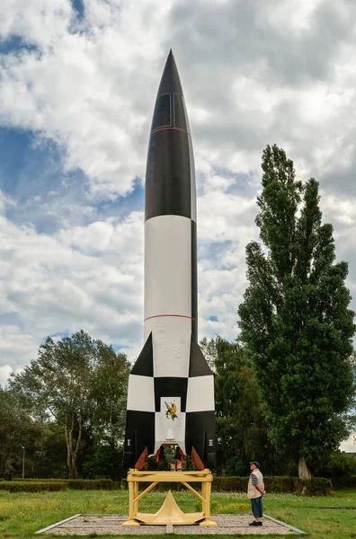 Peenemuende Museum Rocket — Stock Photo, Image