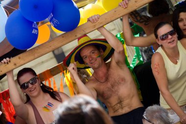 Prag 'da geçit töreninin gündüz çekimi