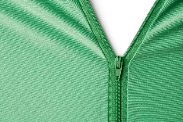 Texture Sfondo Pelle Verde Con Cucitura — Foto Stock