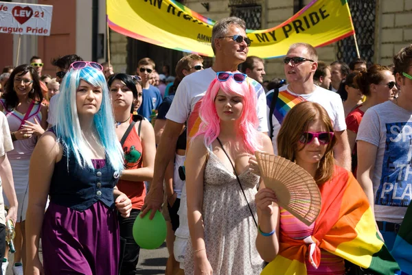 Día Tiro Orgullo Desfile Praga —  Fotos de Stock