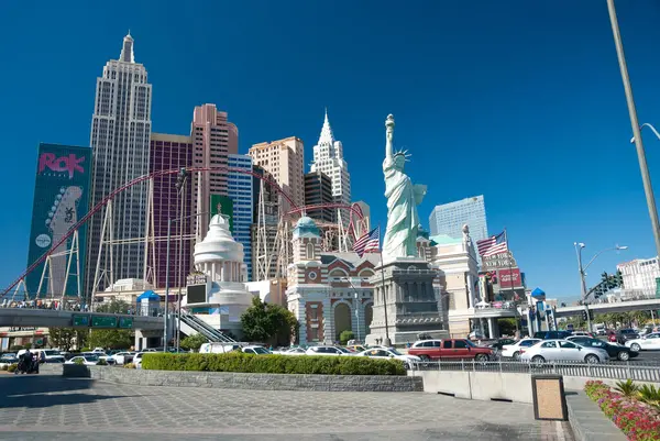 Las Vegas September New York New York Resort September — Stock Photo, Image