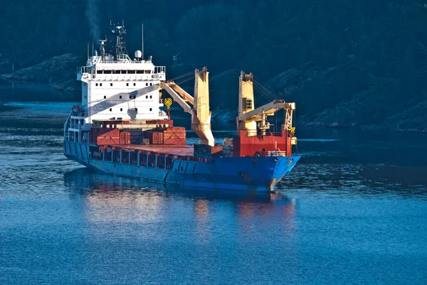 Stort Fartyg Ringdalsfjord — Stockfoto