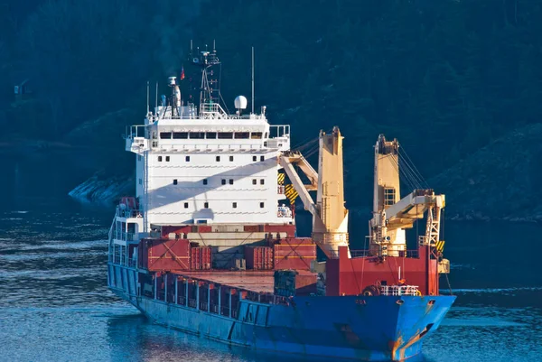 Ringdalsfjord Büyük Bir Gemi — Stok fotoğraf
