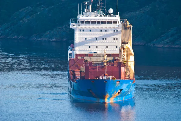 Stort Fartyg Ringdalsfjord — Stockfoto
