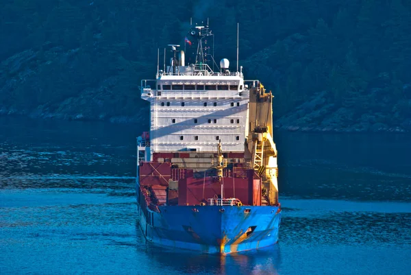 リングダルスフィヨルドの大型船 — ストック写真