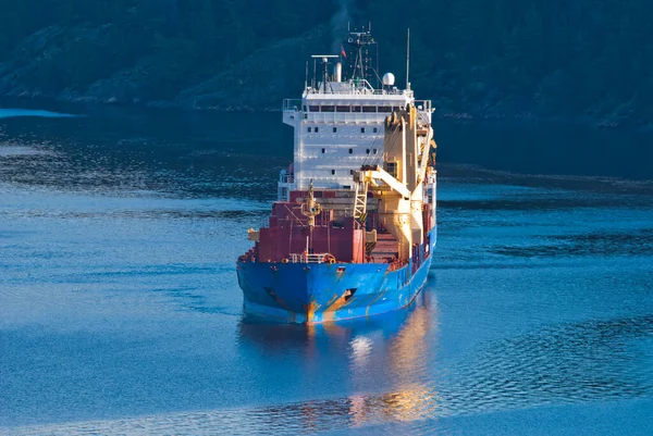 Ringdalsfjord Büyük Bir Gemi — Stok fotoğraf