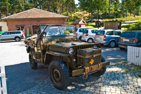 Willys Jeep 1945 Med Kulsprutor — Stockfoto