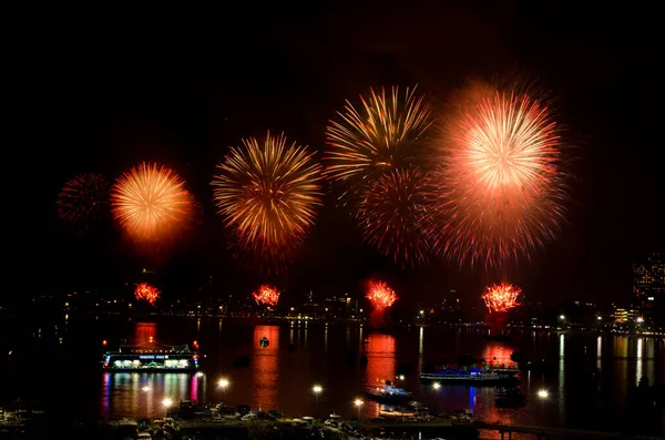 Pattaya International Fireworks Festival 2012 — Stock Photo, Image