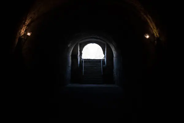 Vue Des Catacombes Château Dubno Ukraine — Photo