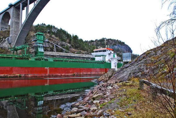 Ringdalsfjord Kargo Gemisi — Stok fotoğraf