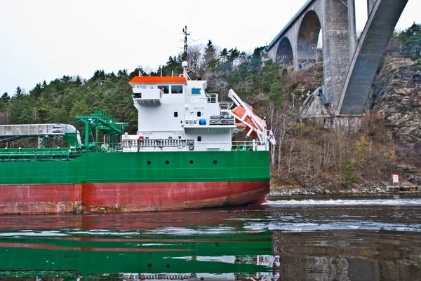 Вантажний Корабель Рінгдалсфіорді — стокове фото