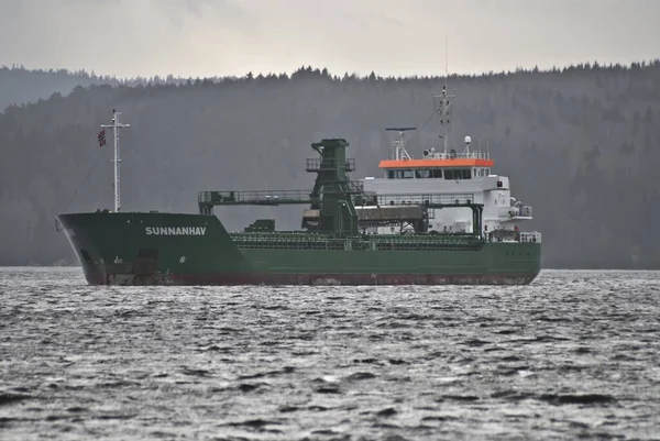 Statek Towarowy Ringdalsfjord — Zdjęcie stockowe