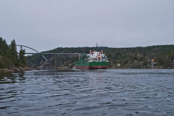 Vrachtschip Ringdalsfjord — Stockfoto