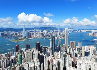 Hong Kong cityscape, seyahat