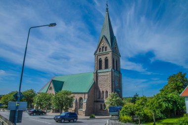 Güzel eski tarihi kilise dış görünüşü