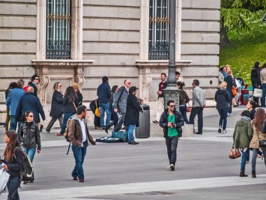 Turistler Madrid, İspanya