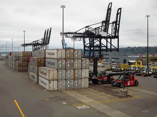 Shipping Terminal Harbor — Stock Photo, Image