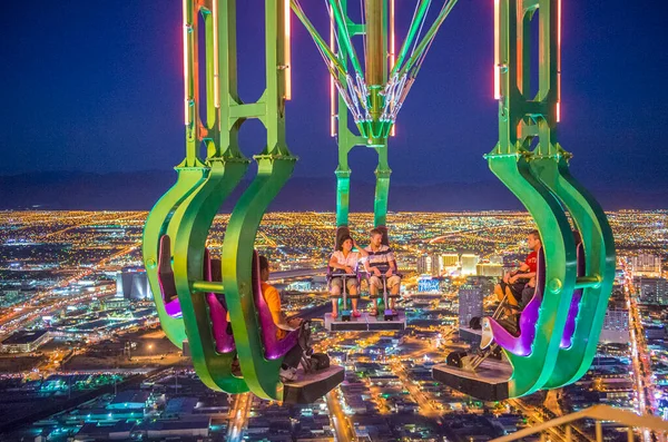 Thrill Ride Top Stratosphere Tower Las Vegas — Stock Photo, Image