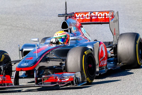 Equipo Mclaren Lewis Hamilton 2012 — Foto de Stock