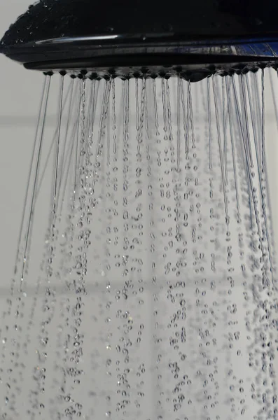 Shower Head Drops Water — Stock Photo, Image