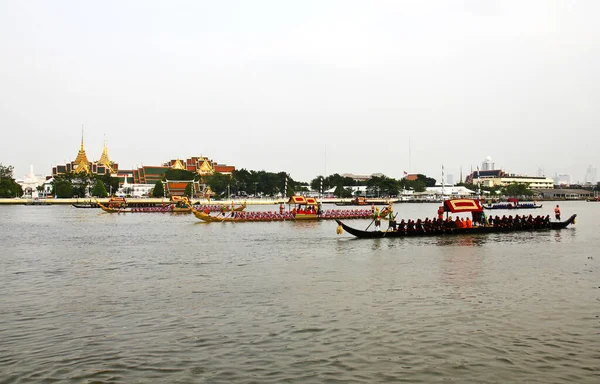 Procesión Barcaza Real Tailandia Río Chao Phraya —  Fotos de Stock