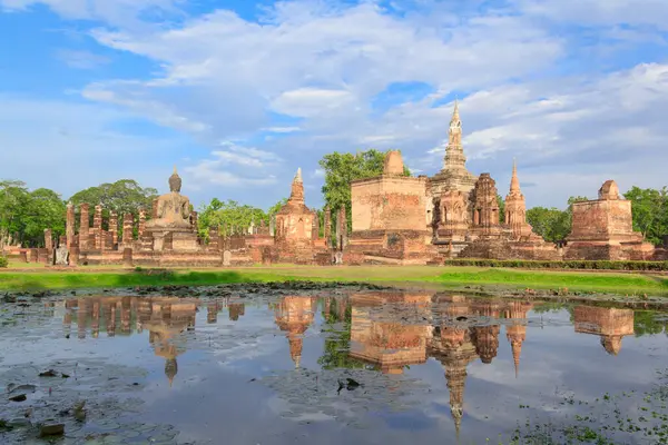 Sukhothai Historyczny Park Stare Miasto — Zdjęcie stockowe