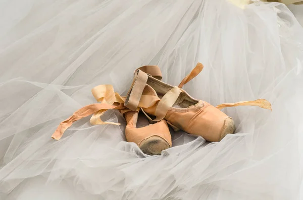 Tutu Com Sapatos Ballet — Fotografia de Stock