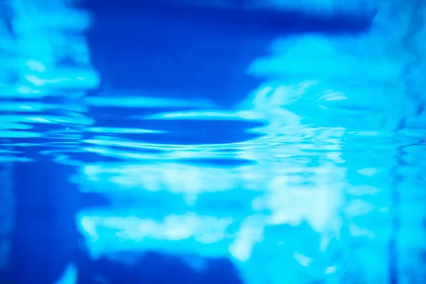 Abstrakter Kreativer Hintergrund Blaue Wasseroberfläche — Stockfoto