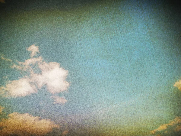Retro Obraz Zachmurzonego Nieba — Zdjęcie stockowe