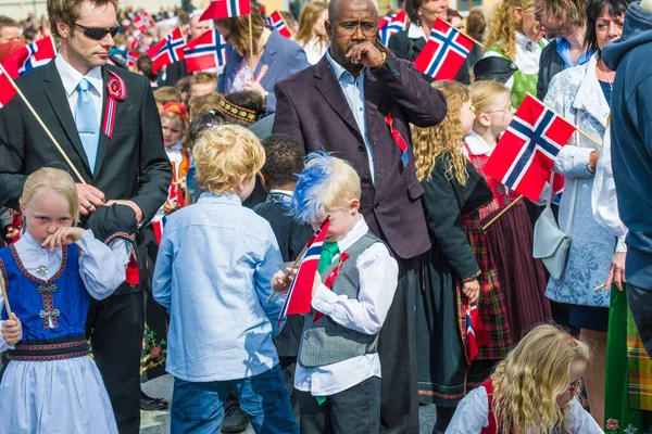 17日目 ノルウェーの国民の日 — ストック写真