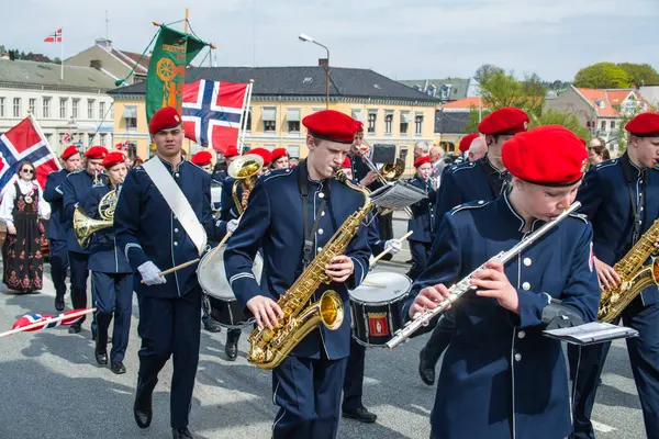 Травня Національний День Норвегії — стокове фото