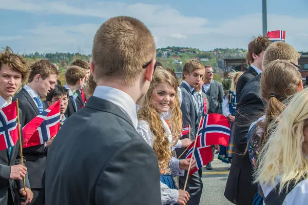 Mai Fête Nationale Norway — Photo