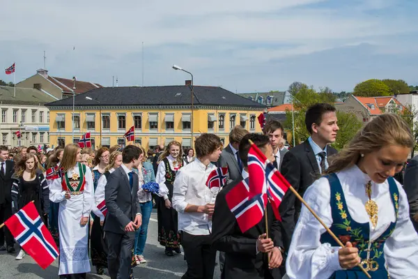 Mayo Día Nacional Norway — Foto de Stock