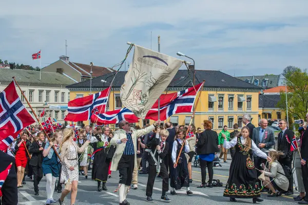 Mai Norwegens Nationalfeiertag — Stockfoto