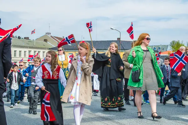 Mayo Día Nacional Norway —  Fotos de Stock