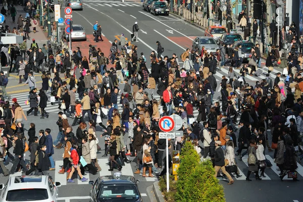 Shibuya Crossing Tokio Japan — Stockfoto