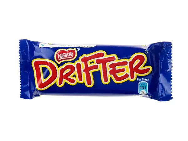 Drifter Chocolate Fingers White Background — Stock Photo, Image