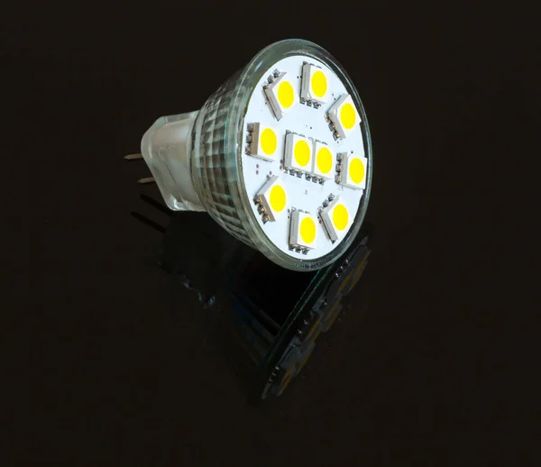 Led Light Bulb Lit — Stock Photo, Image