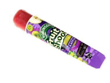 Fruit Shoot Ice Lolly arka planda, kapat.