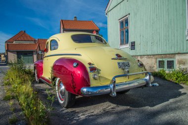 1948 plymouth coupe. yenilenmiş araba kavramı