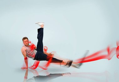 Break dansçı iş başında