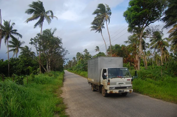 Vrachtwagen Weg Tonga — Stockfoto